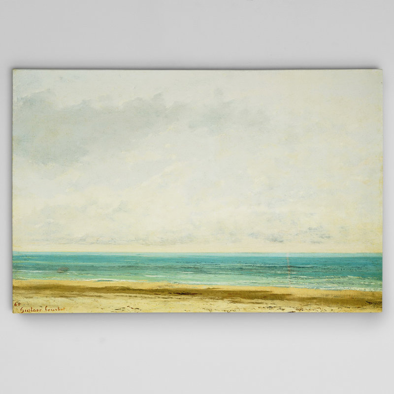 Calm Sea Coastal Print on Canvas, 24" x 36"