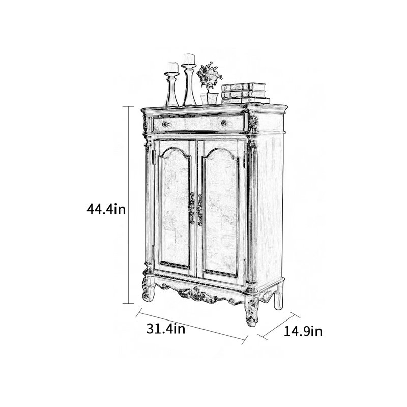 Armoire à chaussures européenne 16 pièces