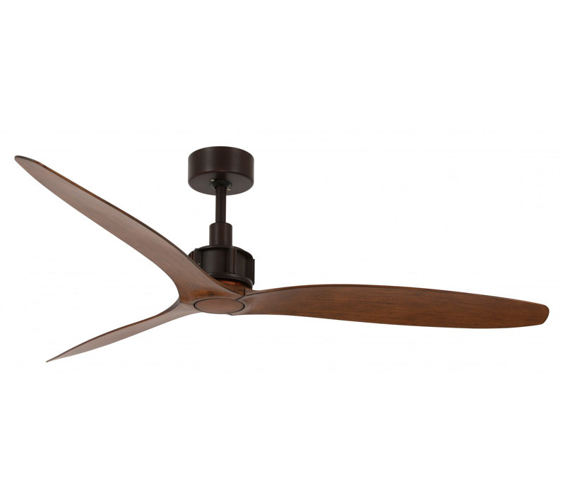 Wilder 132cm Ceiling Fan, Brown, Black