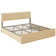 Boho Natural Rattan Storage Bed