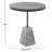 Gerard Solid Wood Pedestal End Table
