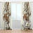 Gold Glam Squares III - Abstract Curtain - Velvet Room darkening - 1 panel-44739684