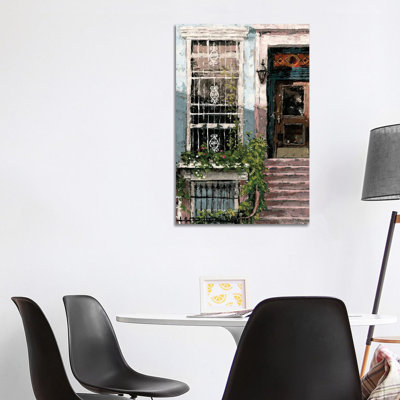 New York Neighborhood by Marie Elaine Cusson - Wrapped Canvas Gallery-Wrapped Canvas Giclée