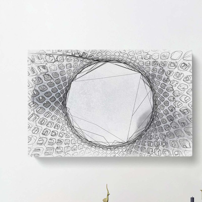 Architecture Sketch Vol.2 in Abstract - Wrapped Canvas, 50cm H x 76cm W x 3cm D