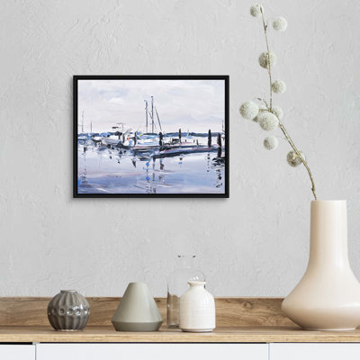 «Beaufort Marina», reproduction de David Shingler sur toile encadrée