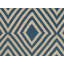 Geometric Area Rug in Blue/Beige