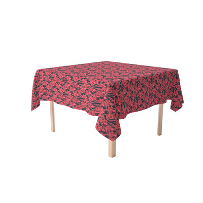 Fabric Textile Products, Inc. Square Tablecloth, 100% Cotton, Floral 110