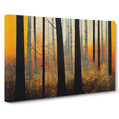 Progressive Autumn Forest - Wrapped Canvas