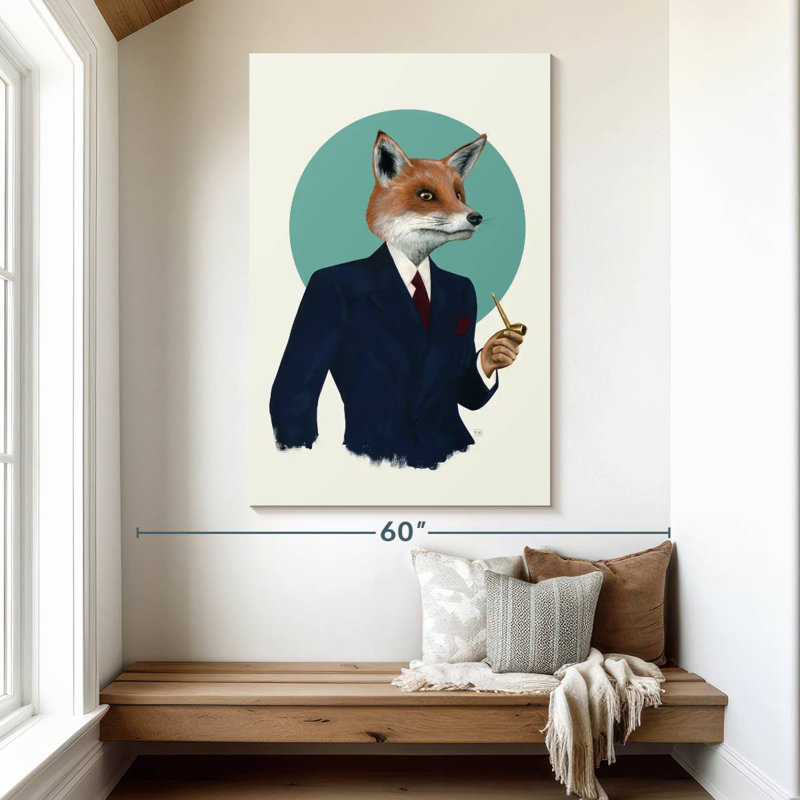 Brampt Mr. Fox, 51" H x 34" W