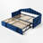 Upholstered Daybed With Trundle-118100811