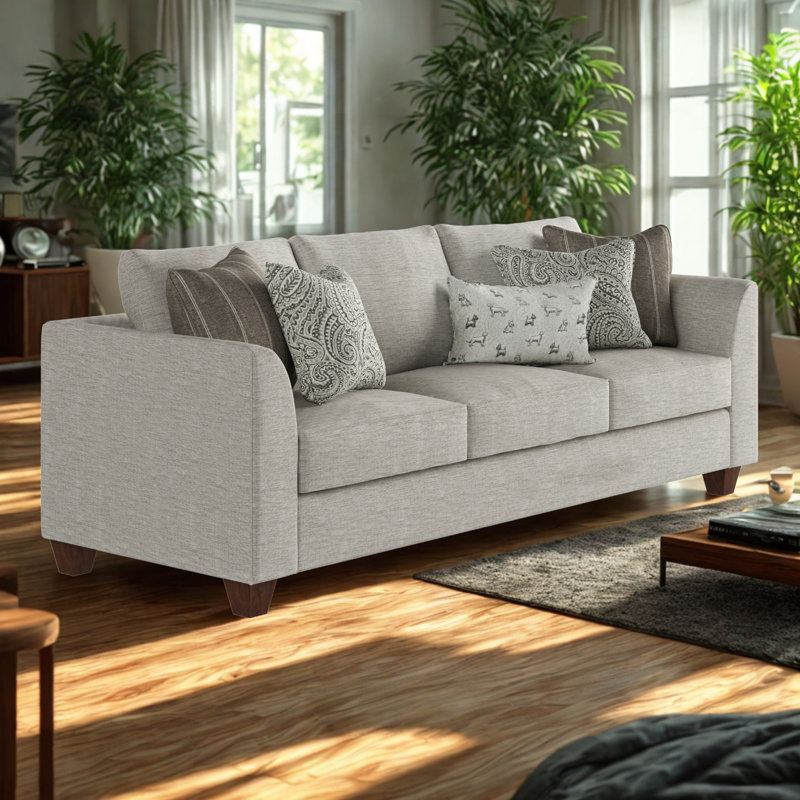 Homecoming Stone Sofa, Gray/Brown Polypropylene