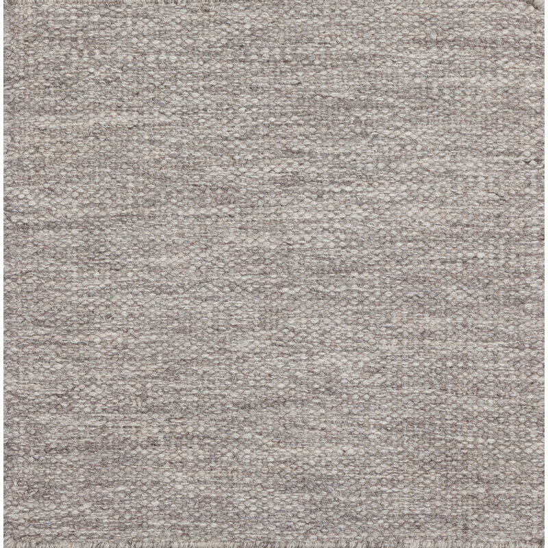 Textures Wool Area Rug in Gray, Runner 3' x 10'