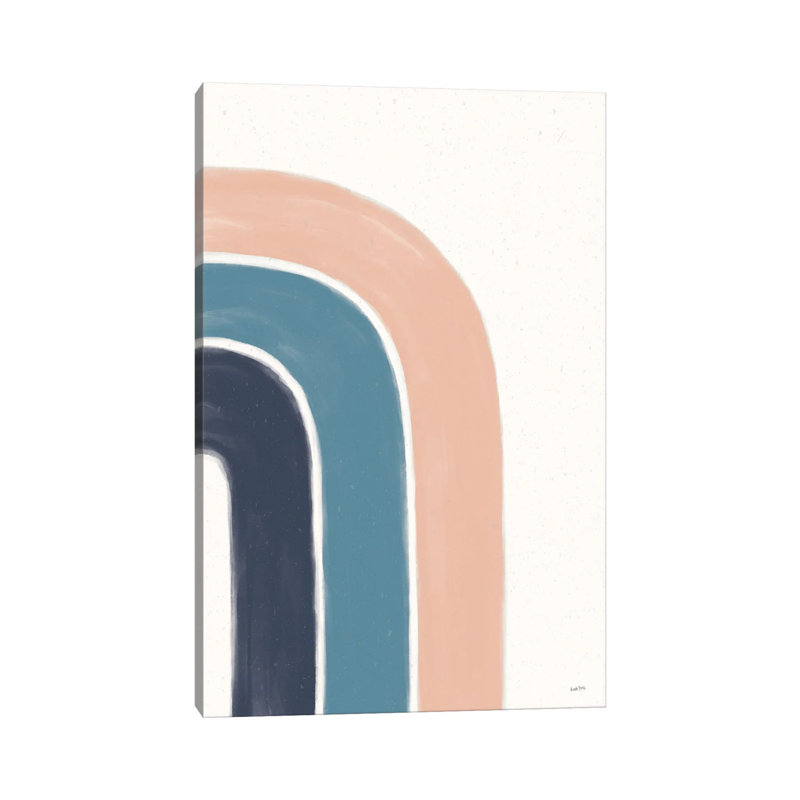Rainbow I by Leah York - Wrapped Canvas Print, 30.48 cm H x 45.72 cm W