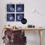  Indigo nautique, coquillages, ensemble de 4 giclées par Paul Brent-1157914290-1157914289