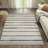 Melvis Minimalist Stripe Cream/Black Rug-1333048086