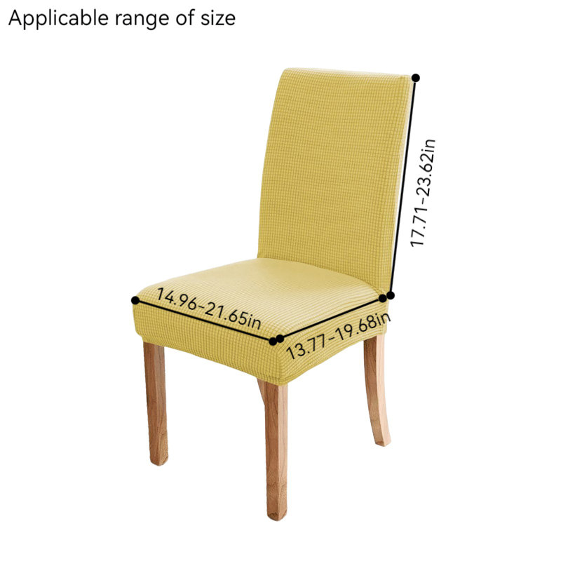 Housse pour chaise de salle à manger en polyester