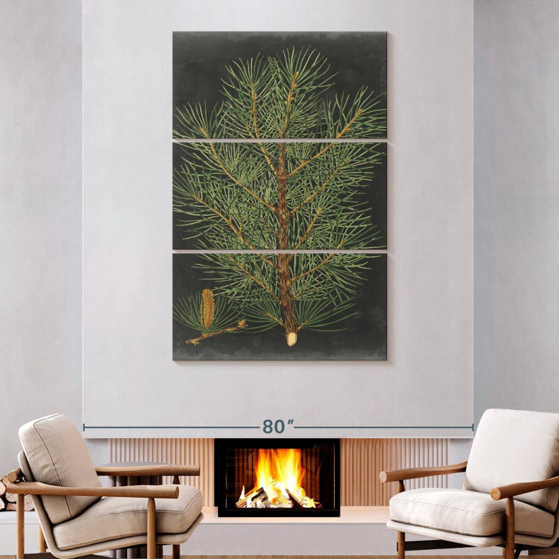 Harnek Dramatic Pine II, 74" H x 48" W
