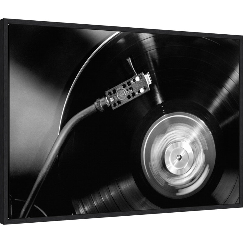 «Vinyle n ° 2» par Picufy Studio III, reproduction d'art sur toile encadrée