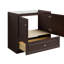 Armoire de salle de bain sans plateau en aulne foncé l 36 po x P 21 po x H 34,5 po Ultraline-1492110410-1490922487