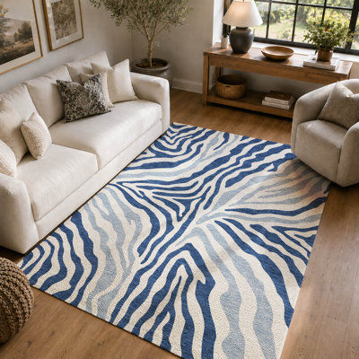 Tapis à imprimé animal de qualité supérieure lavable à la machine Villers