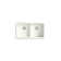 IronTones® Kohler 33" L x 18.75" W Drop-in Smart Divide Double-Equal Kitchen Sink