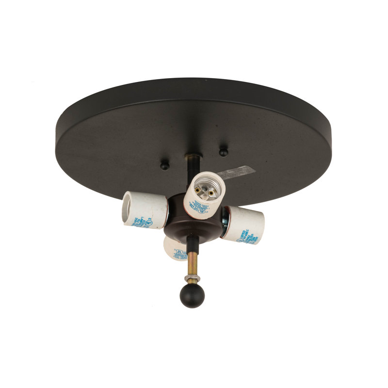 Rustic Lodge 4 - Light Flush Mount