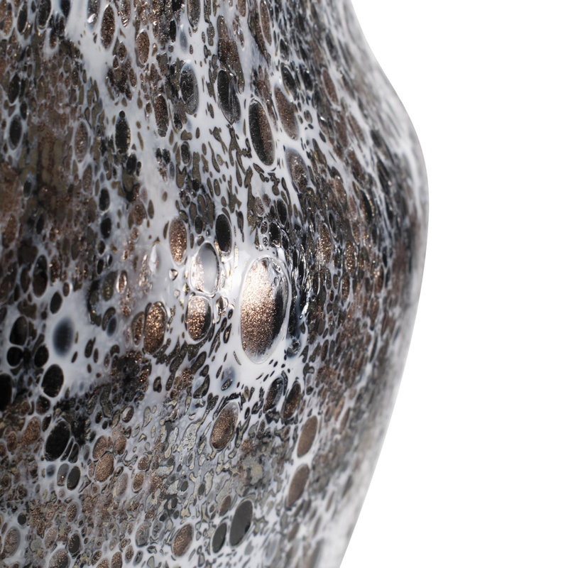 Verre Zynsky Art en brun moka foncé - grand