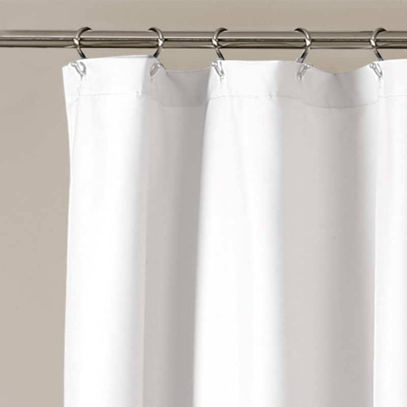 Rideau de douche Ella, blanc