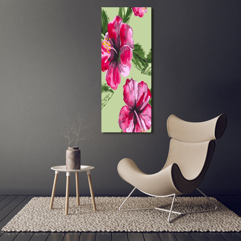 Hawaiian Flowers - Wrapped Canvas Print