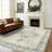Area Rug Washable Bohemian Vintage Style Rug Low Pile Distressed Floor Carpet for Living Room Bedroom Kitchen Dining-1391935916