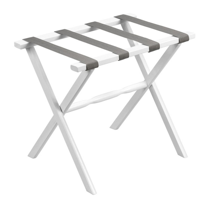  Porte-bagages pliant en bois, Argent