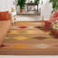 Tapis brun / beige en laine tissé à la main Bennett Southwestern-1283331105