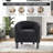 Roldao 25.2" W Classic Comfort Upholstered Accent Chair With Curved Back-124928660