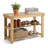 Wood Shoe Storage Bench with Seating, Entryway Organizer, Sturdy Construction for Hallway, Natural-418553464