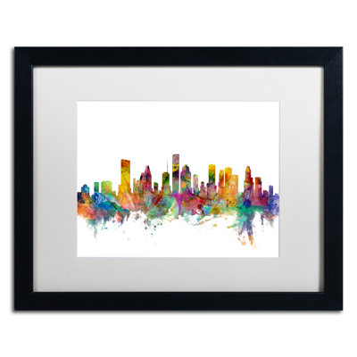 « houston texas », impression encadrée