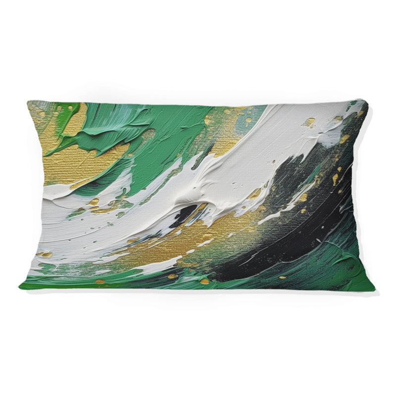 Cosmic Whirlpool - Abstract Spirals Printed Throw Pillow