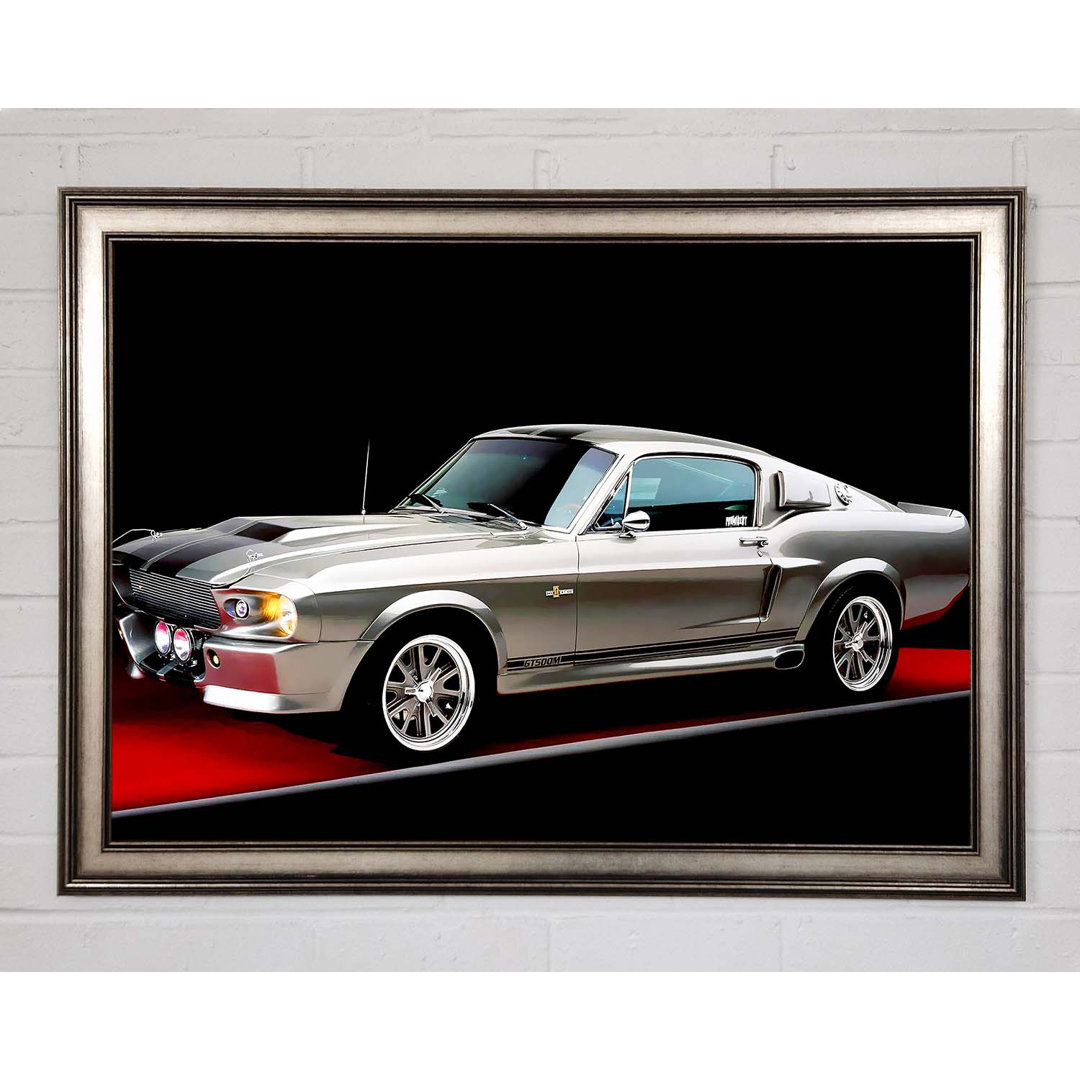 Mustang Shelby Seitenprofil - Drucken