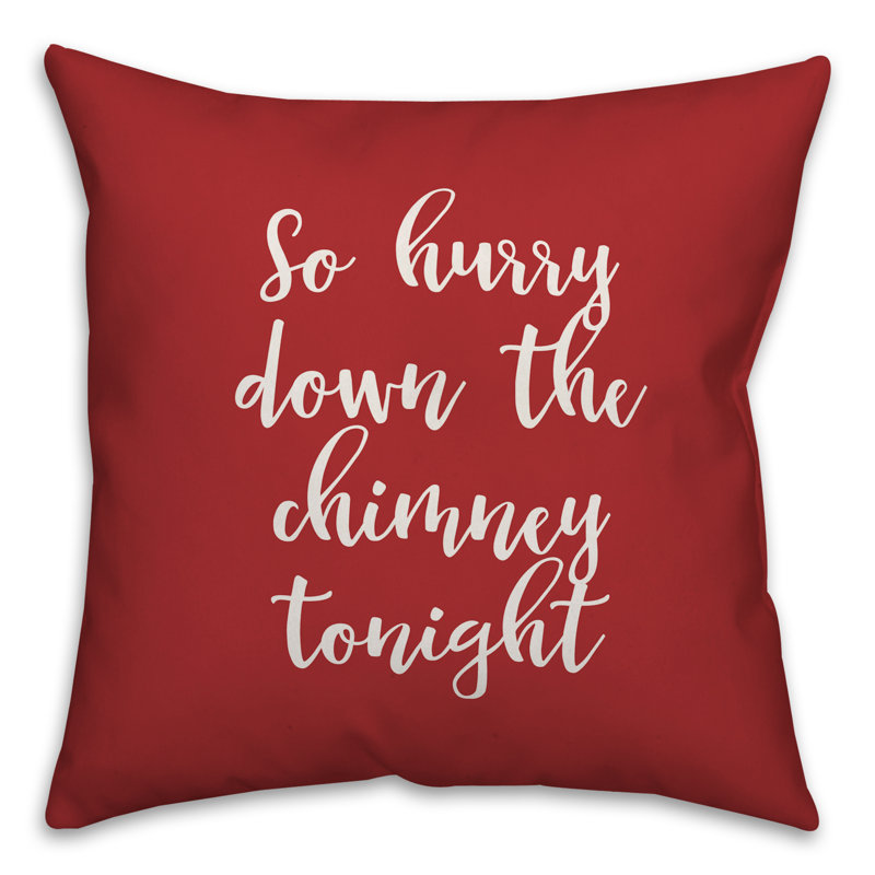 Throw Pillow, Red, Pillow Cover