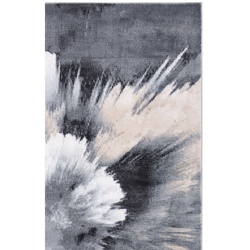 Algiers Performance Abstract Rug, Square 6'7"