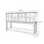 Console en bois massif noyer