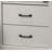 2-Drawer Nightstand, Bedside Table With USB Charging Ports-2028687993