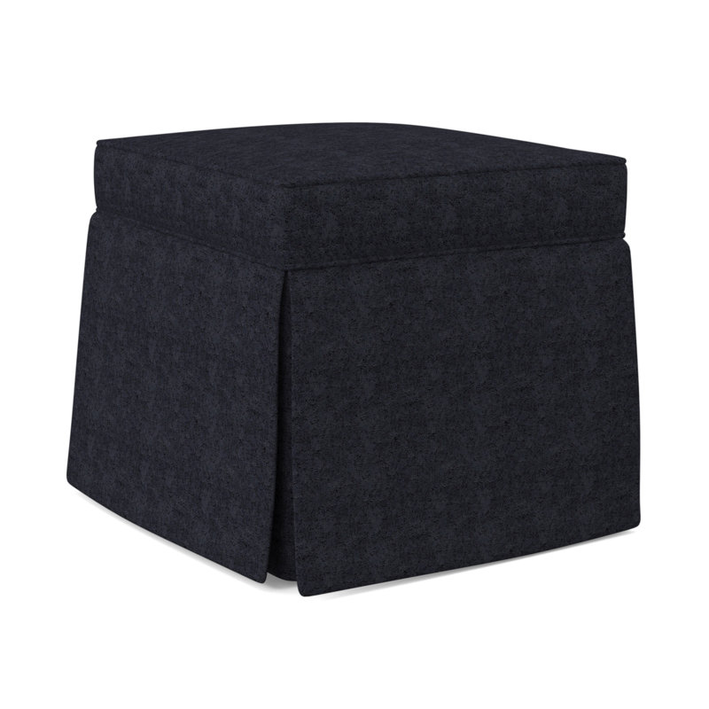 Aria Square Ottoman, Venice Ivory 100% Polyester