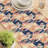Table Runner, 100% Cotton, 16X72", Japanese Flower Pattern-627149341