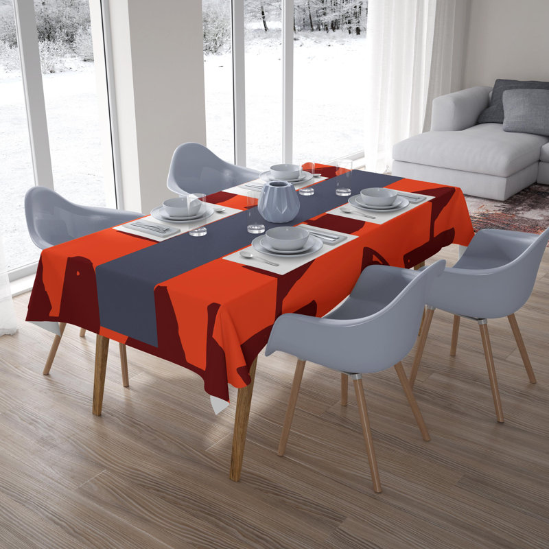 East Urban Home kitchen decoration, tablecloth, 140 x 140cm - Designed and made in Turkey