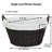 Round Laundry Basket Natural-757855475