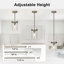  Luminaire suspendu en verre martelé pour îlot de cuisine à 1 lumière de 5,1 po Levona-2112364380