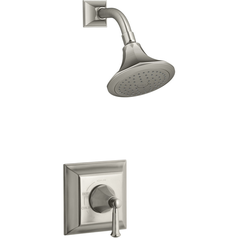 Garniture de robinet de douche Memoirs Stately Rite-Temp avec poignée à levier et pommeau de douche de 2,5 gpm