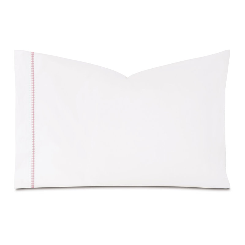 Malaya Egyptian Cotton Percale, King Pillowcase, Petal