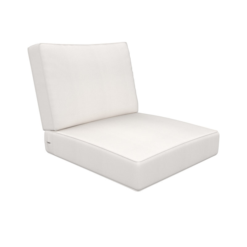 Coussin de chaise Sunge, 23 po x 25 po, Toile de lin Toile Sunbrella®