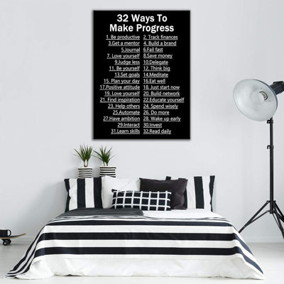 32 Ways To Make Progress